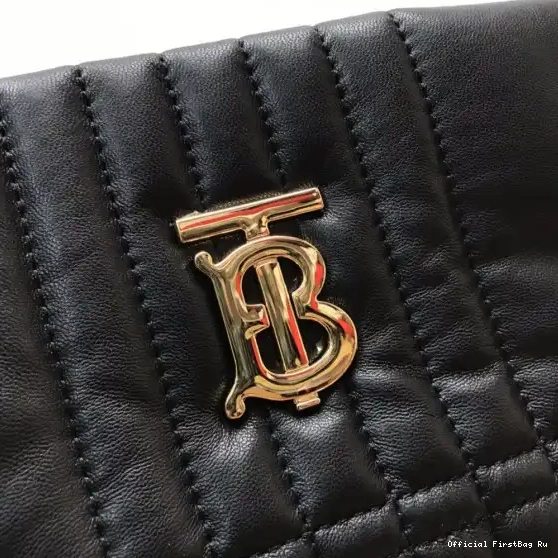 Official FirstBag Ru Lola Bucket Quilted Lambskin Bag Small BURBERRY 0519